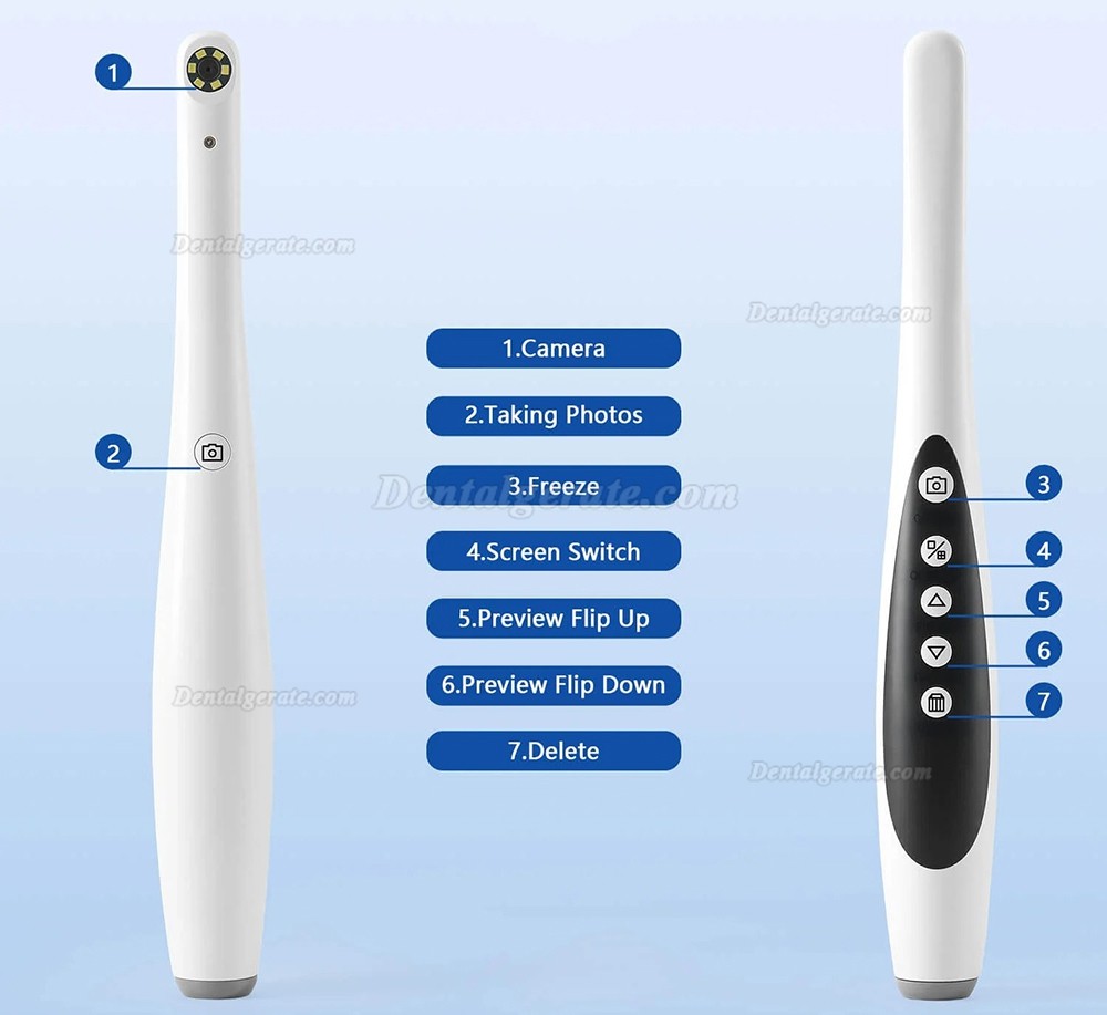 Dental USB Digitale Intraoralkamera 2.0MP Pixel 6 LED-Leuchten